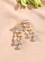 White Pearl Ear-3- Layer ring-1P