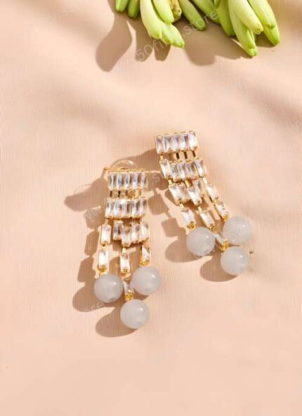 White Pearl Ear-3- Layer ring-1P